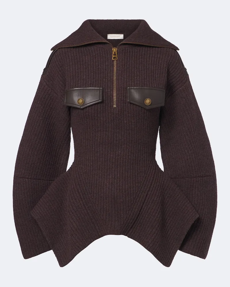 Zimmermann Pullover Valiant aus einem Wollgemisch Braun