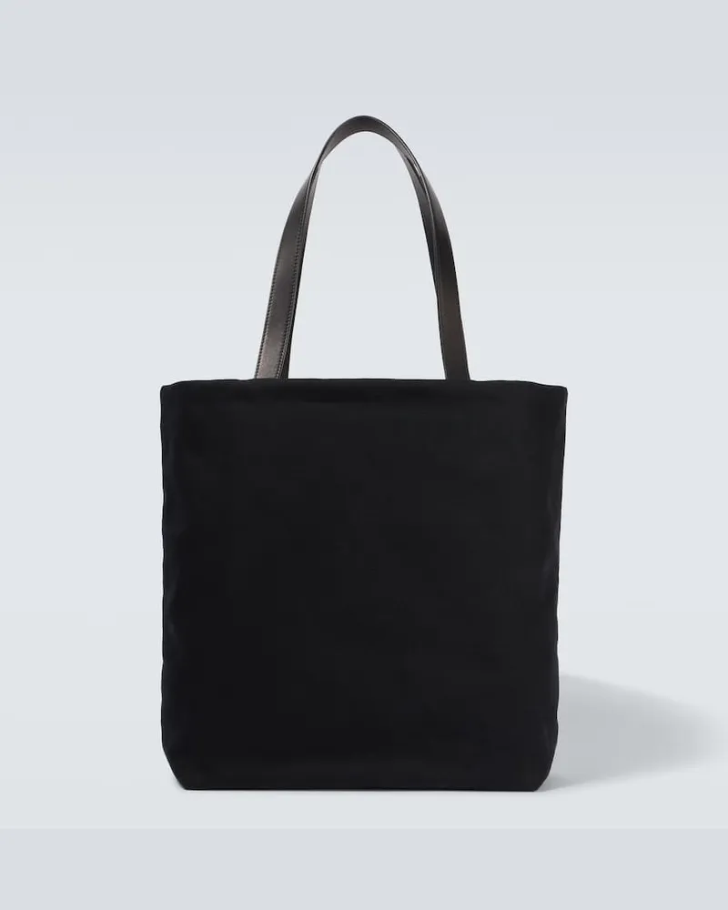 The Row Tote Bag Armory mit Leder Schwarz
