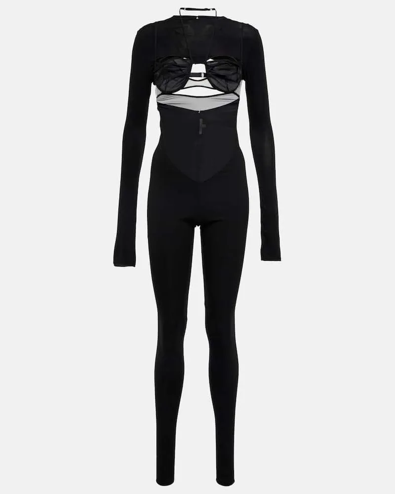 Nensi Dojaka Jumpsuit mit Cut-outs Schwarz