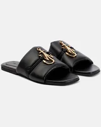 J.W.Anderson Sandalen Anchor aus Leder Schwarz