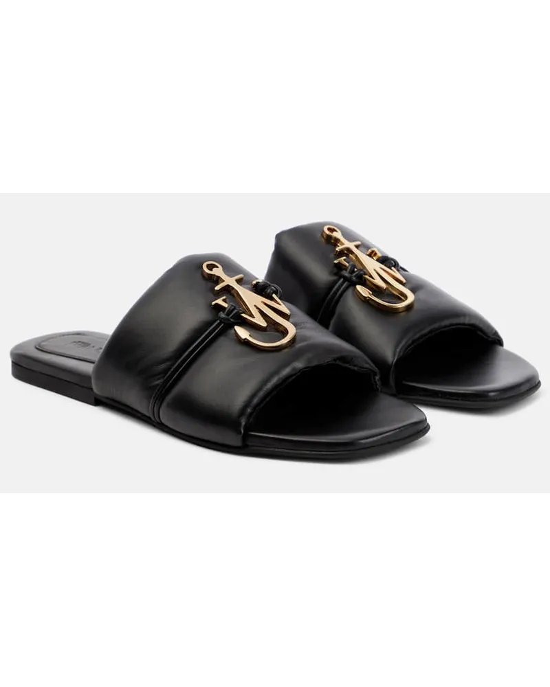 J.W.Anderson Sandalen Anchor aus Leder Schwarz