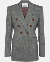 Vivienne Westwood Blazer aus einem Wollgemisch Grau