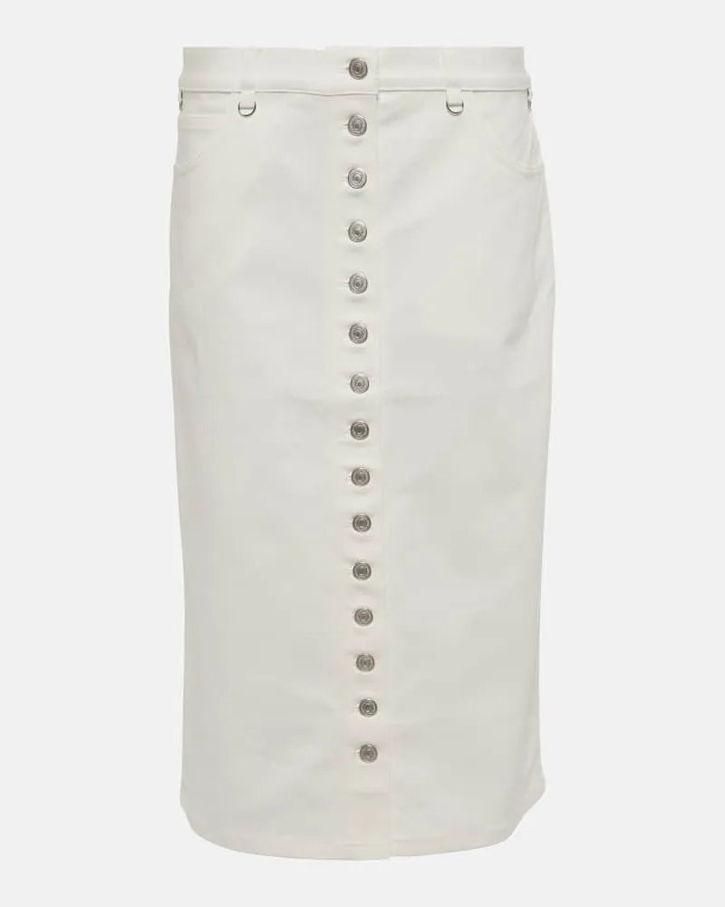 Courrèges CourrÃ¨ges Jeansrock Multiflex Weiã