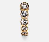 Einzelner Ohrring Boucle Ensemble Petite aus 18kt Gelbgold mit Diamanten