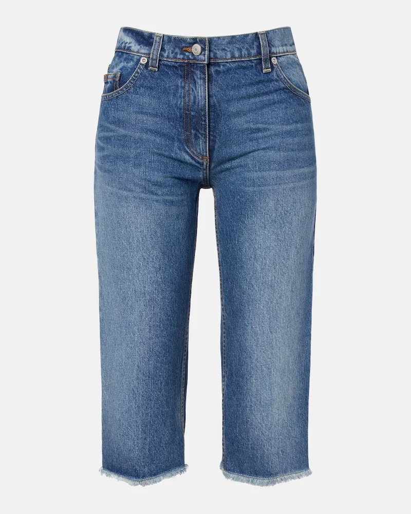 Magda Butrym Jeans Capri Blau
