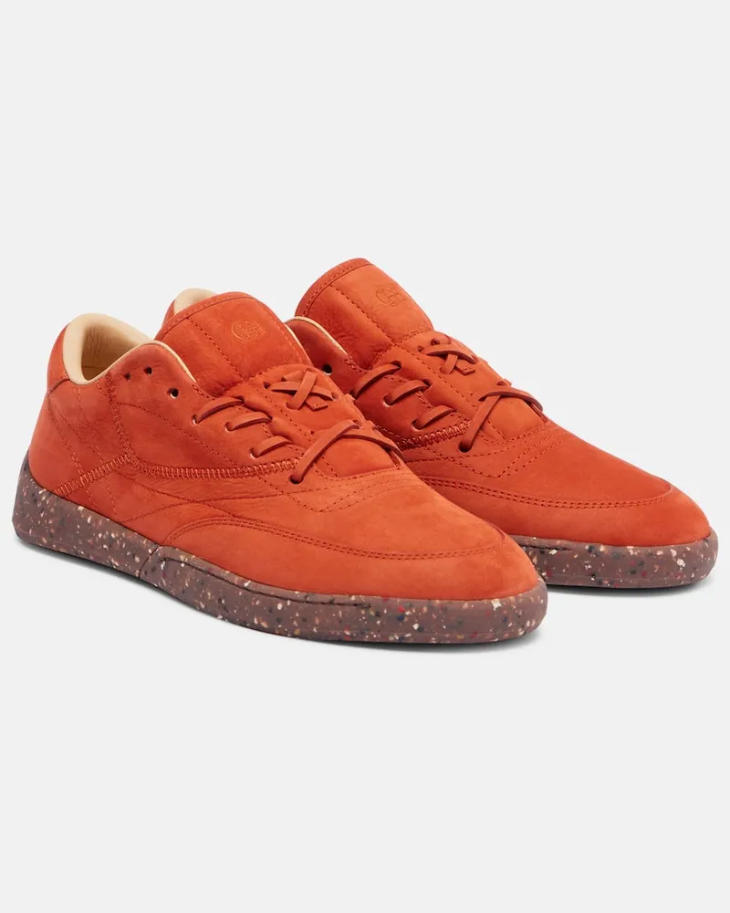 Gabriela Hearst Sneakers Ohio aus Veloursleder Orange