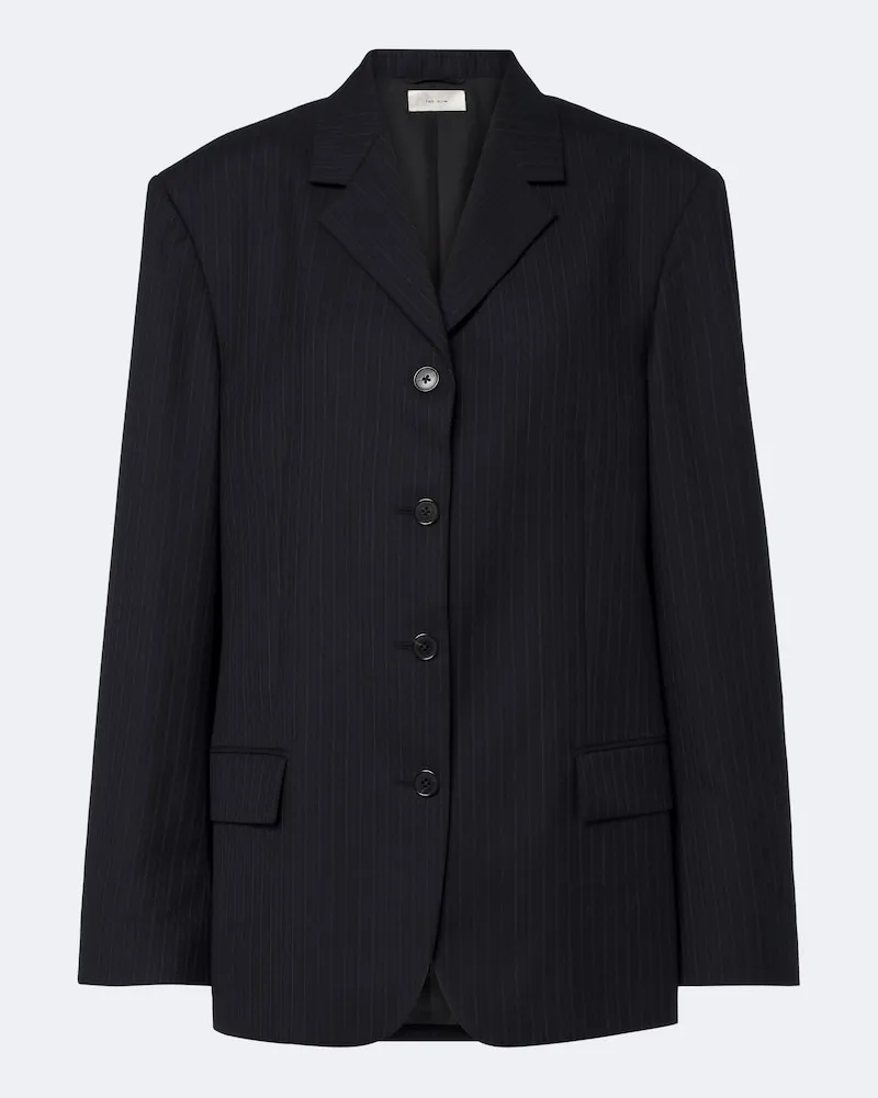 The Row Blazer Gelda aus Wolle Schwarz