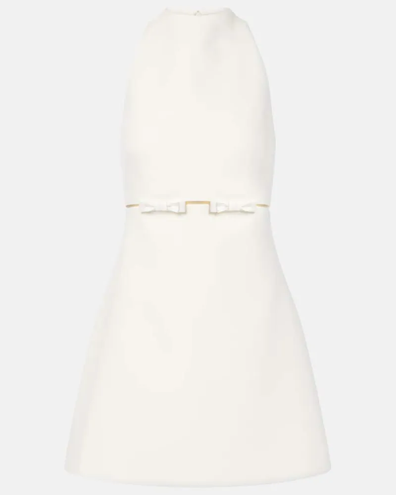 Safiyaa Bridal Minikleid Jalie aus Crêpe Weiß