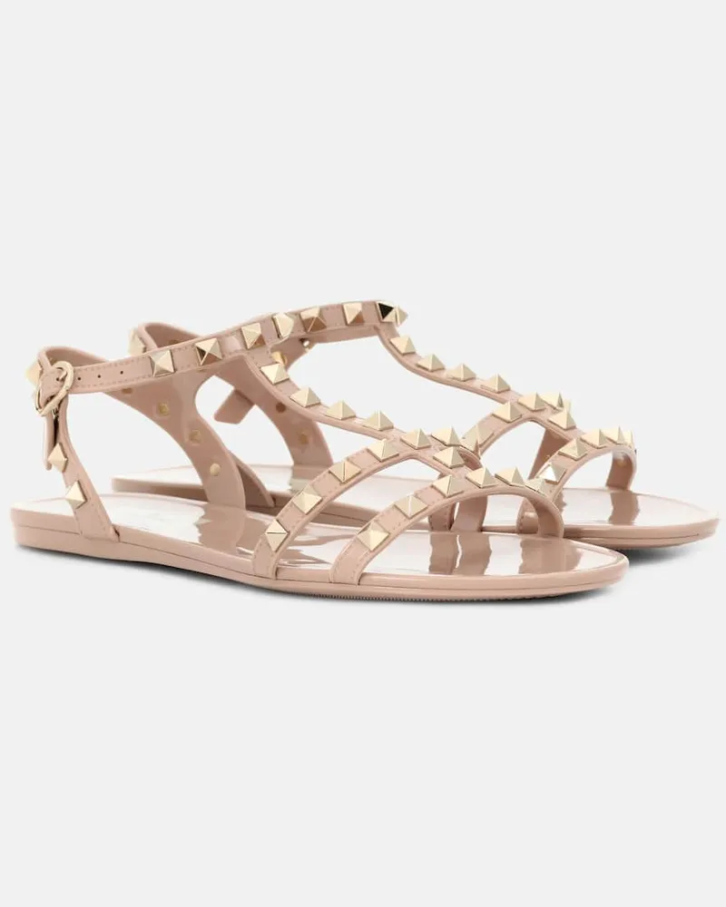 Valentino Garavani Sandalen Rockstud Beige