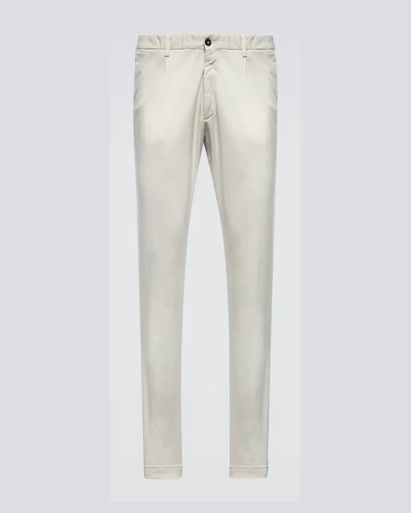 Thom Sweeney Hose aus einem Baumwollgemisch Neutral