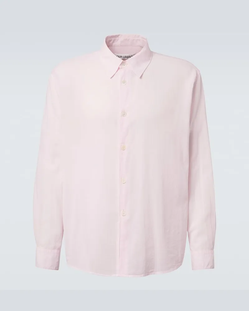 Our Legacy Hemd Beyond aus Baumwolle Rosa