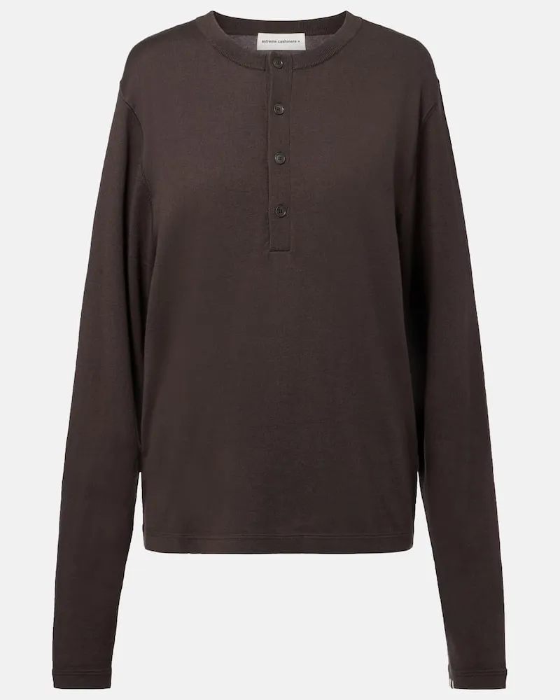 extreme cashmere Henley-Top N°370 Herman Braun