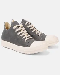 Rick Owens Sneakers aus Denim Grau