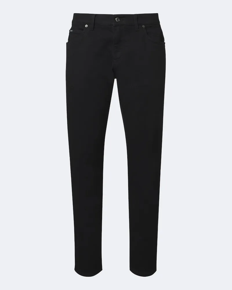 Dolce & Gabbana Slim Jeans Schwarz