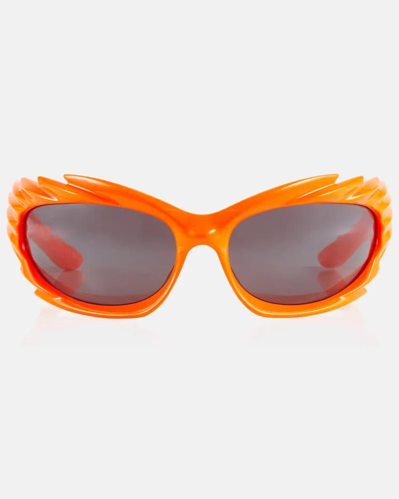 Balenciaga Sonnenbrille Spike Orange