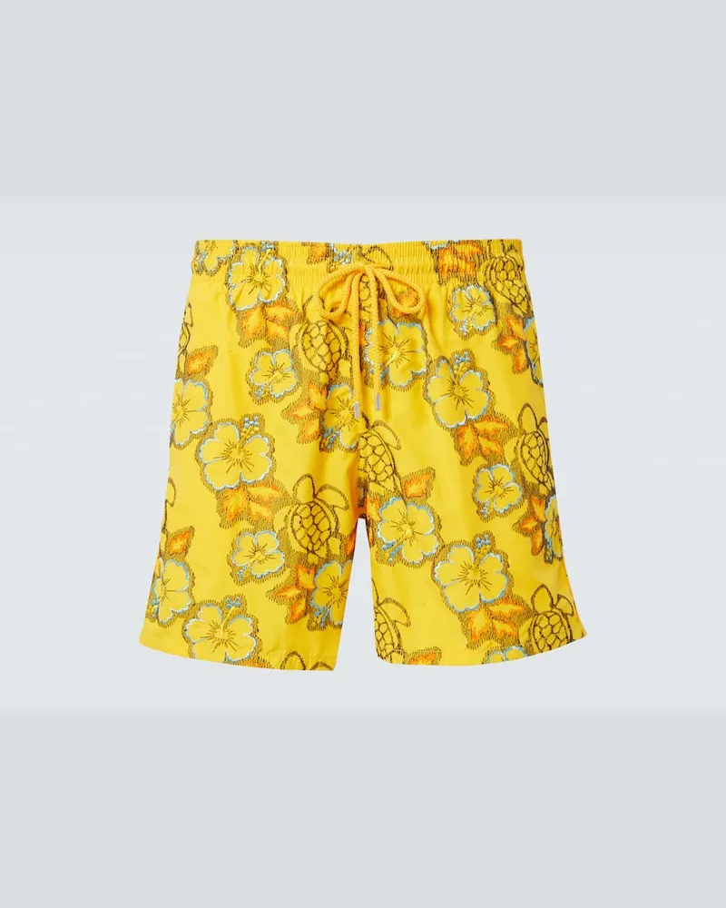 Vilebrequin Badeshorts Gelb