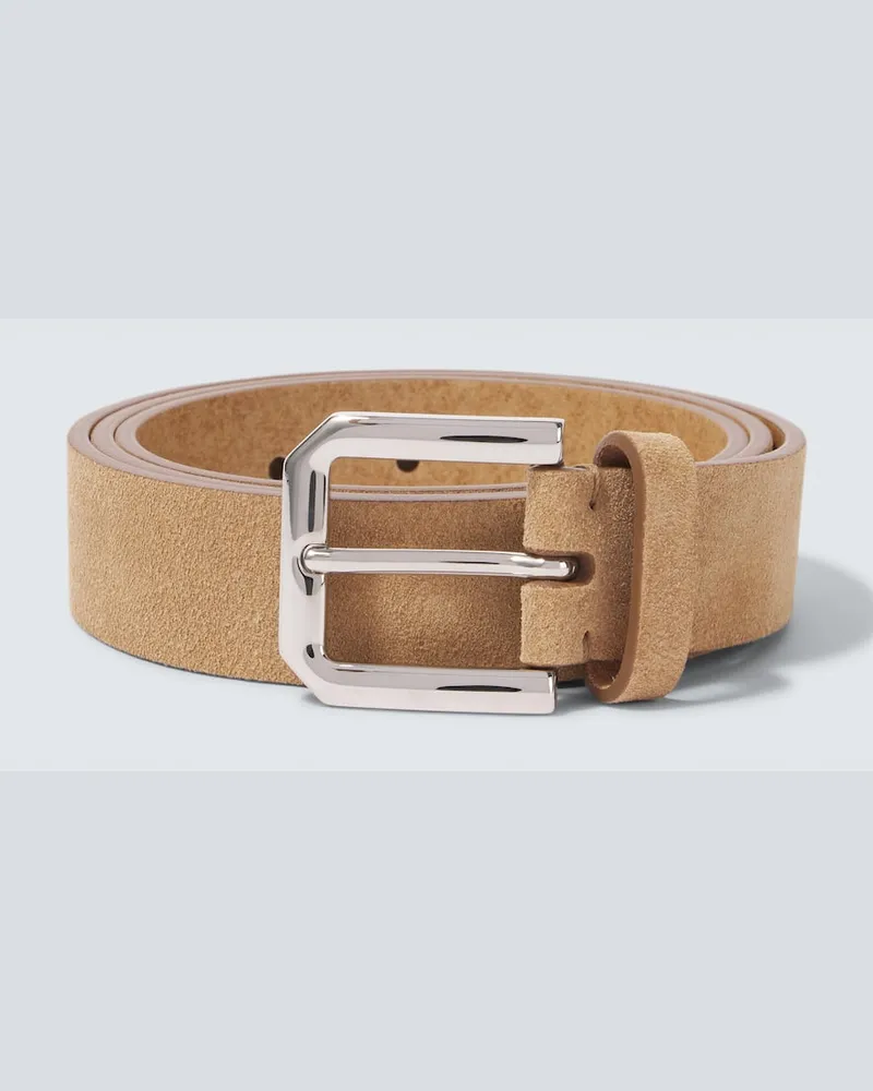 Brunello Cucinelli Gürtel aus Leder Beige