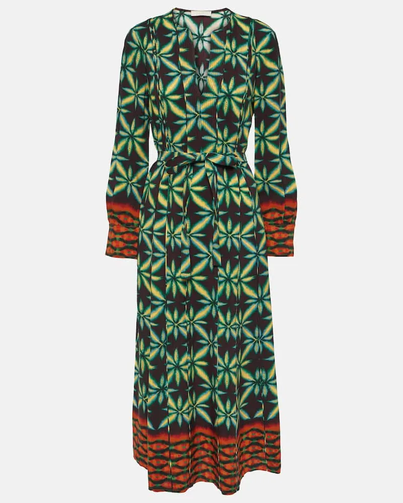 Ulla Johnson Maxikleid Asilia aus Crêpe Grün