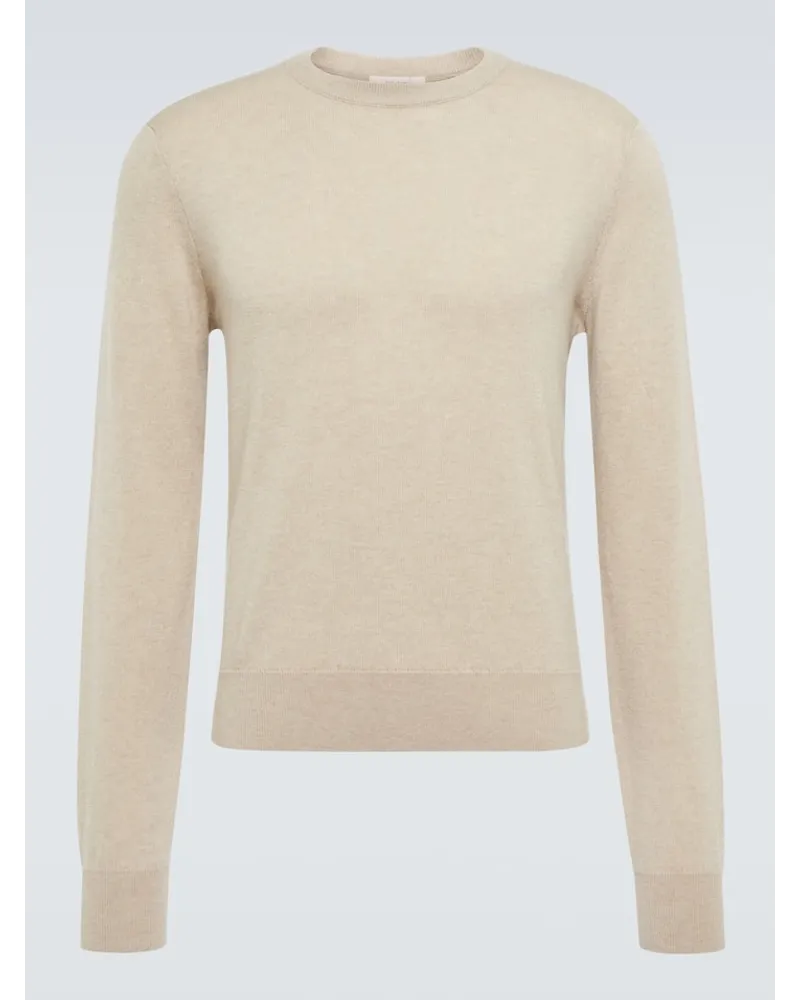 The Row Pullover Benji aus Kaschmir Beige