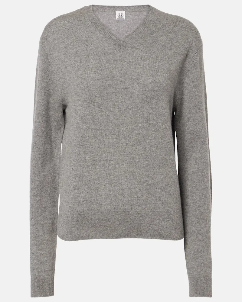 Totême Pullover aus Kaschmir Grau