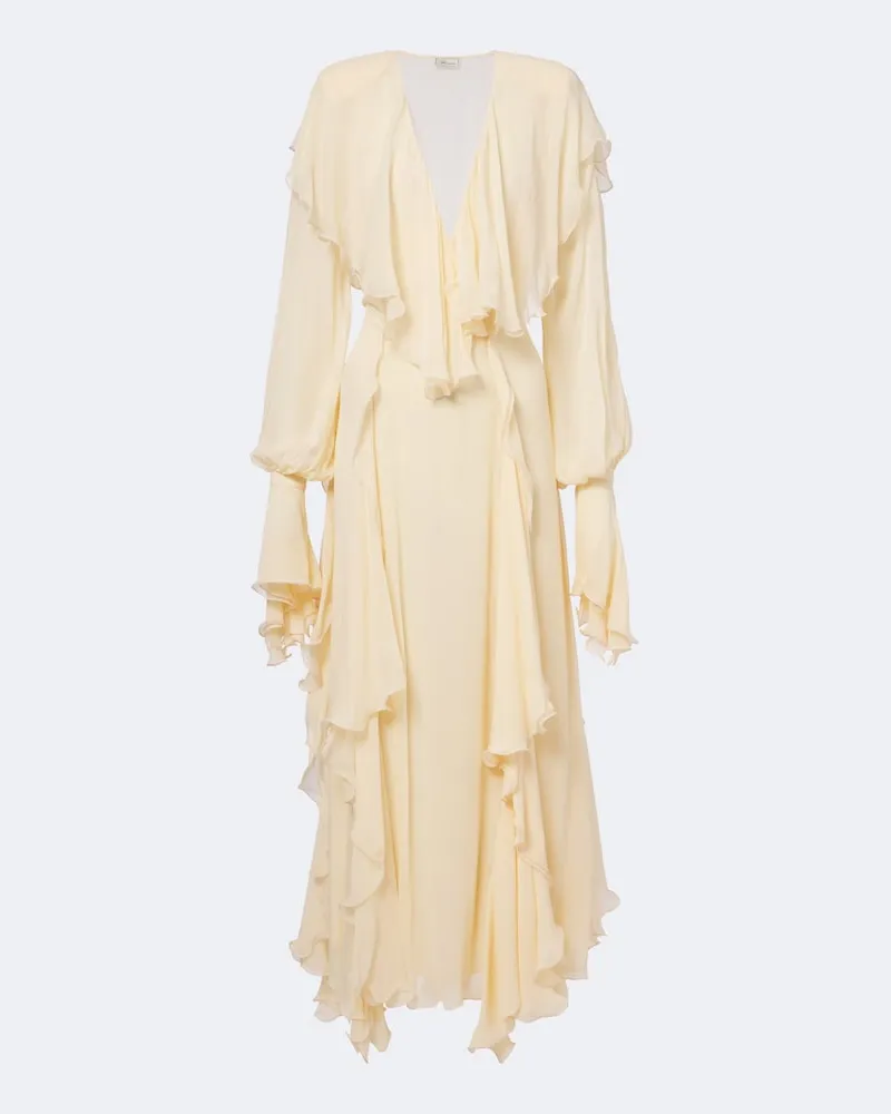 Blumarine Maxikleid Beige