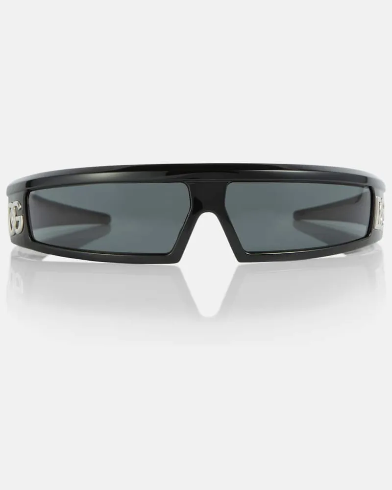 Dolce & Gabbana Schmale Sonnenbrille Schwarz