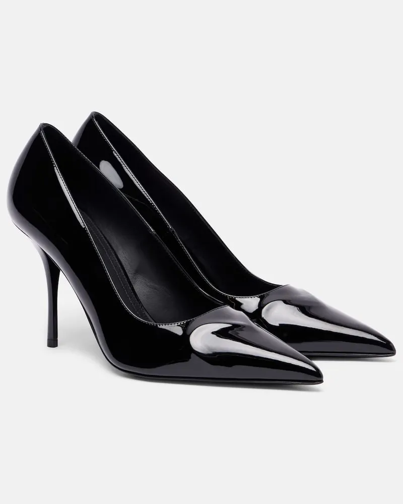Alaïa Alaïa Pumps Le Cœur 3D 90 aus Lackleder Schwarz