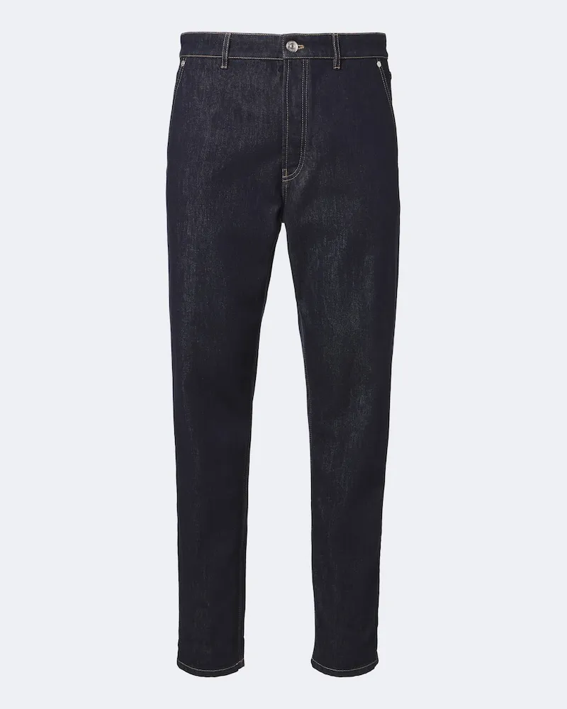 Brunello Cucinelli Slim Jeans Blau