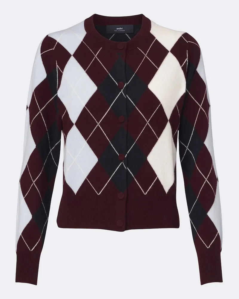 arch4 Cardigan Claridges aus Kaschmir Multicolor