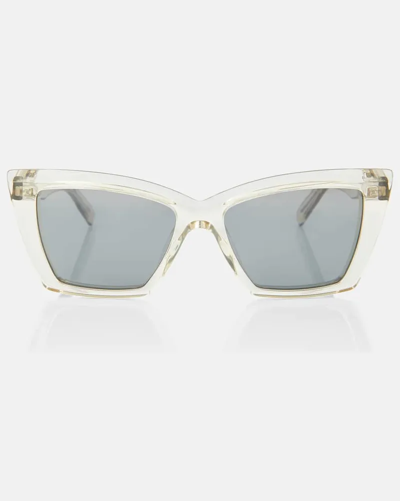 Saint Laurent Eckige Sonnenbrille SL 657 Beige