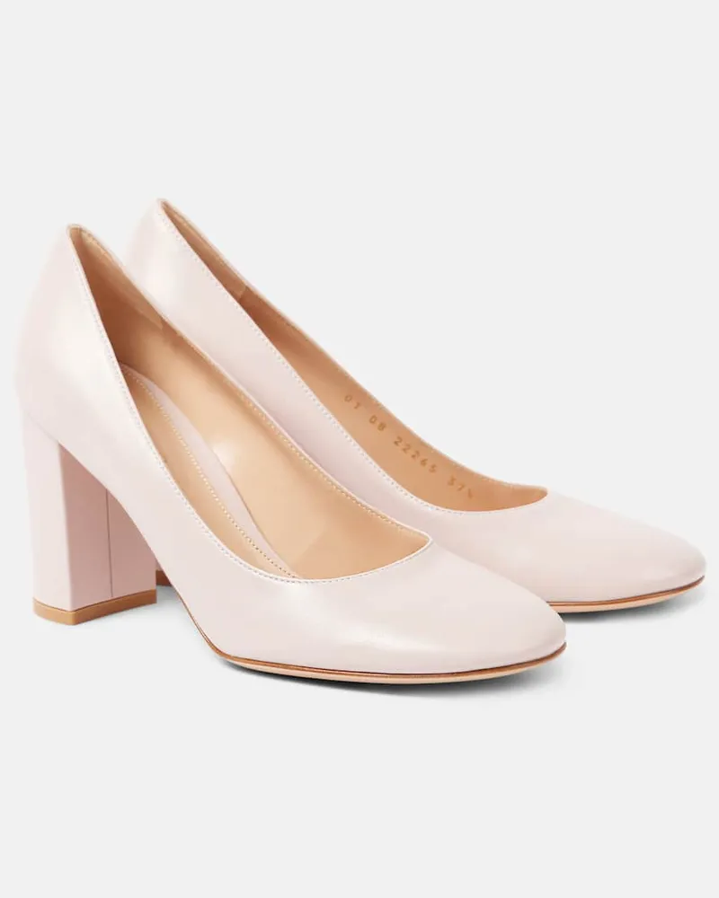 Gianvito Rossi Pumps 85 aus Leder Rosa