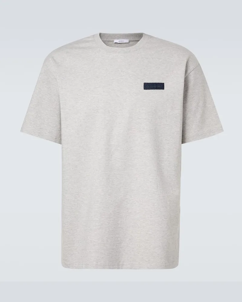 Givenchy T-Shirt aus Baumwoll-Jersey Grau
