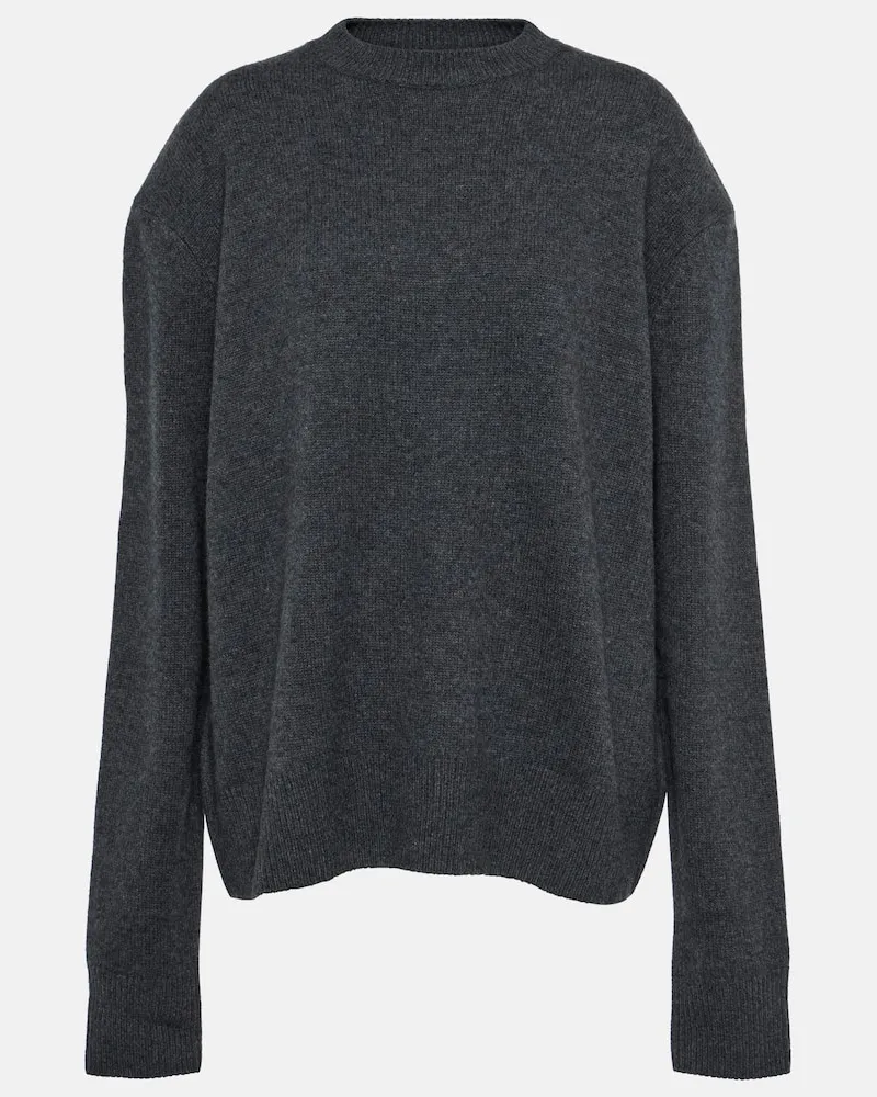 FRANKIE Shop Pullover Rafaela aus Wolle und Kaschmir Grau