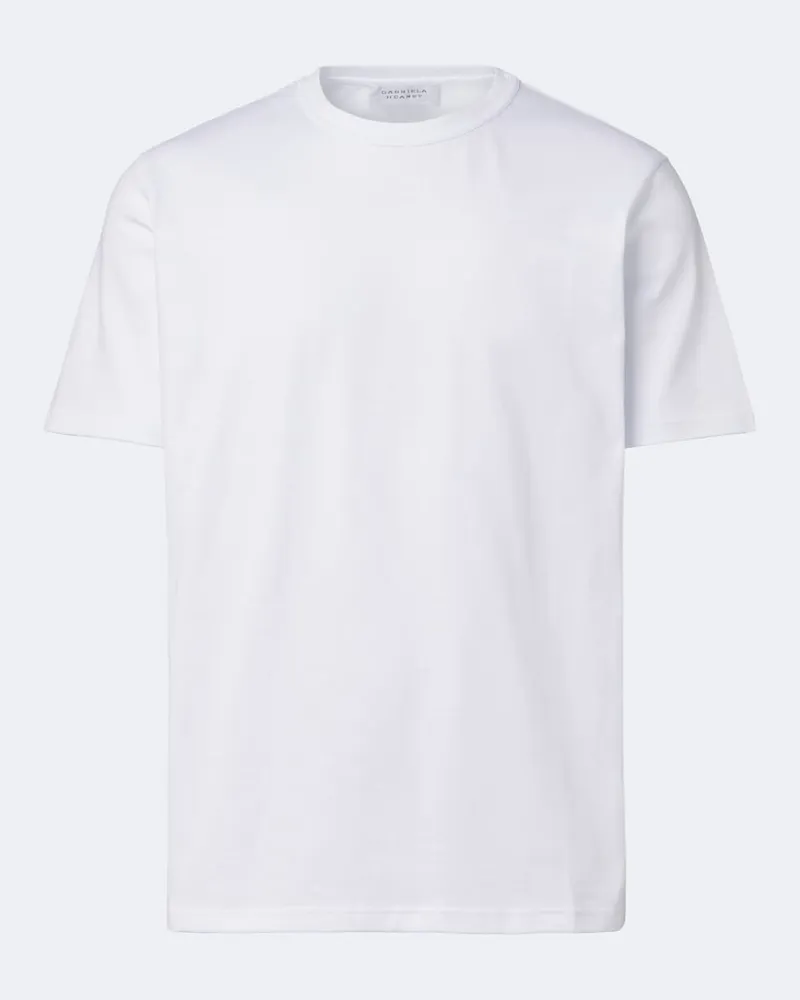 Gabriela Hearst T-Shirt aus Baumwoll-Jersey Weiß