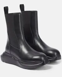 Rick Owens Ankle Boots Geth aus Leder Schwarz