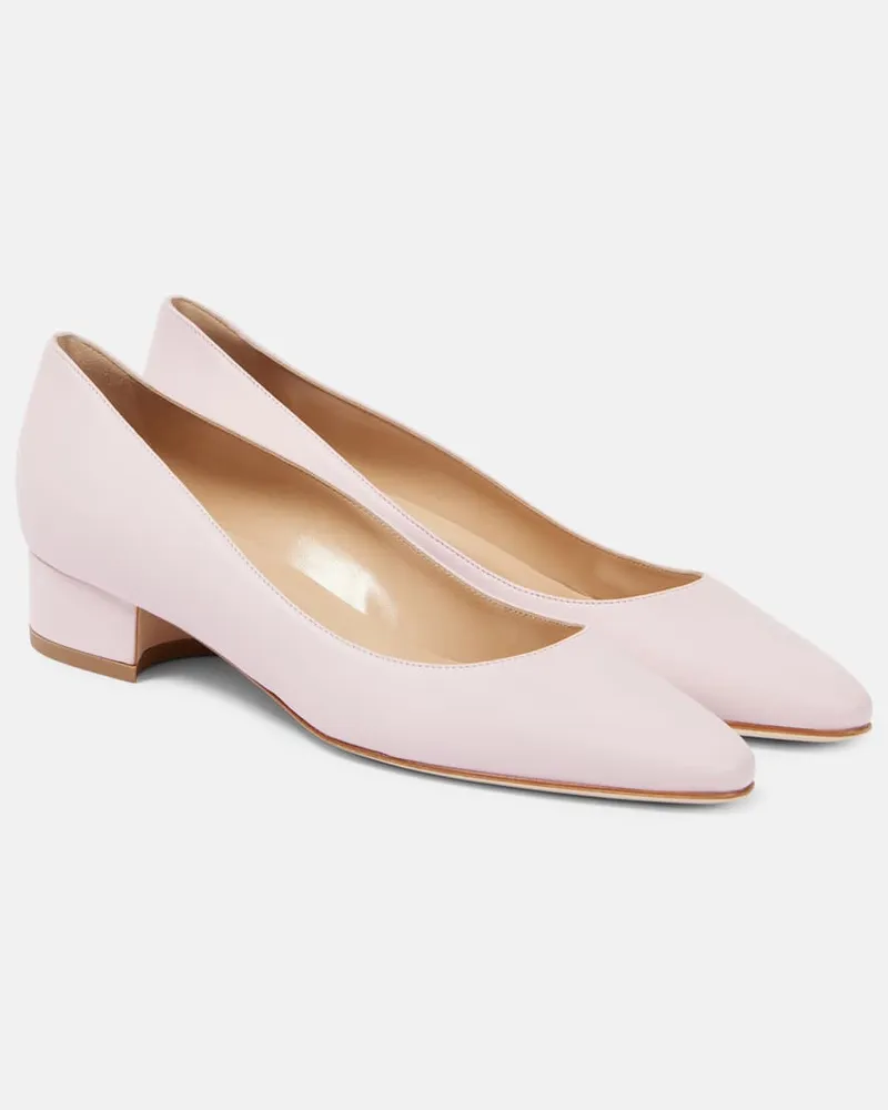 Manolo Blahnik Pumps Lista 30 aus Leder Rosa