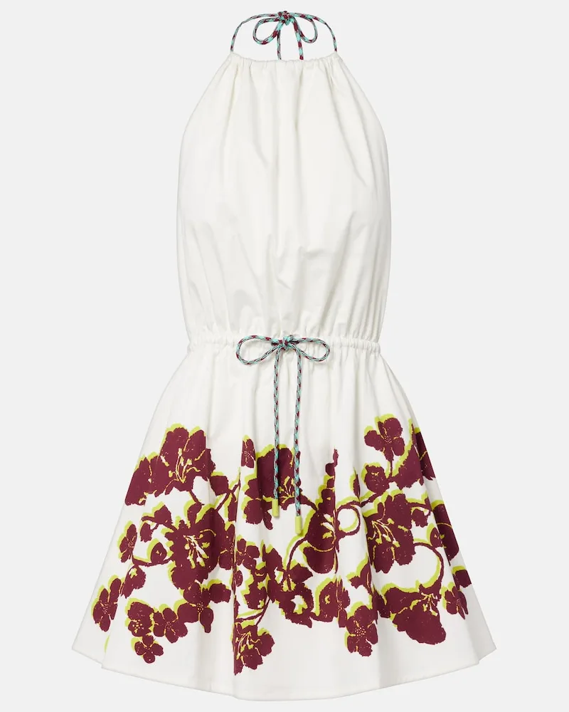 ALEMAIS Alémais Minikleid Haze aus Baumwolle Weiß