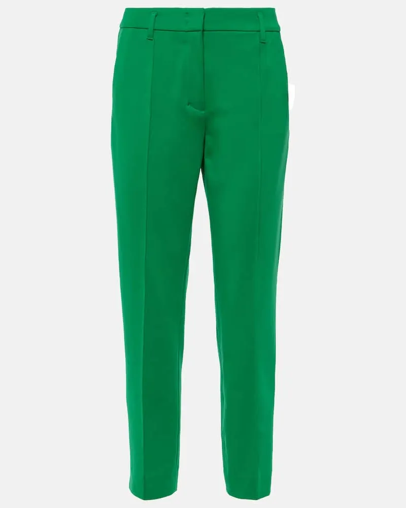 Dorothee Schumacher Schmale High-Rise-Hose Grün