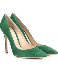 Gianvito Rossi Pumps Gianvito 105 aus Veloursleder Gruen