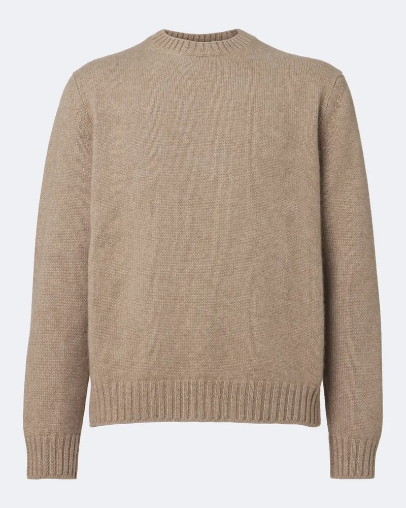 SAMAN AMEL Pullover Elio aus Kaschmir Beige