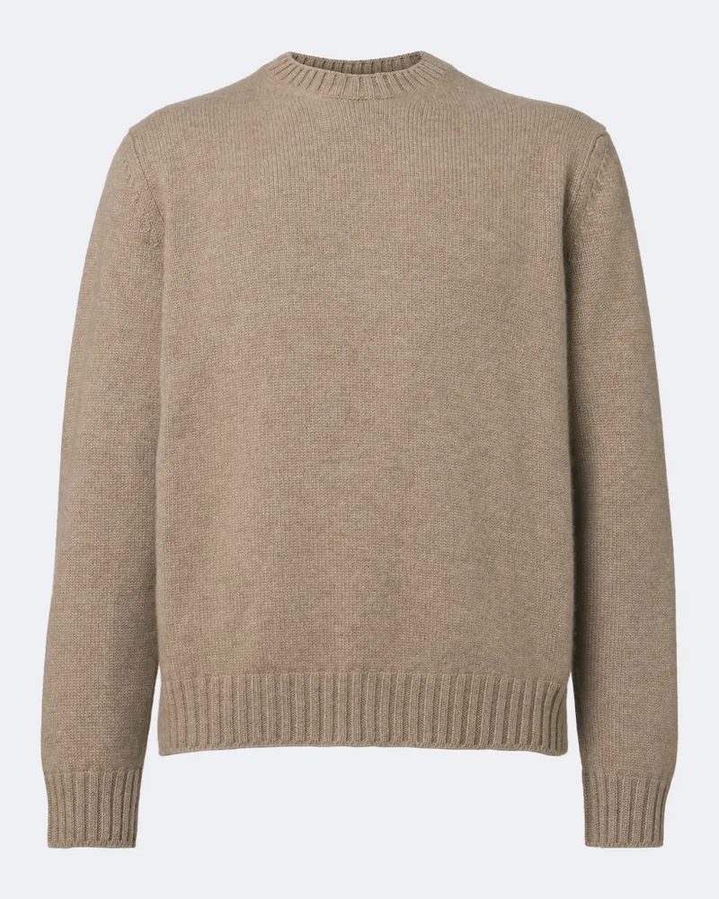 SAMAN AMEL Pullover Elio aus Kaschmir Beige