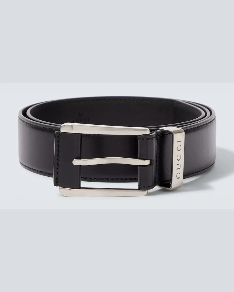 Gucci Gürtel aus Leder Schwarz