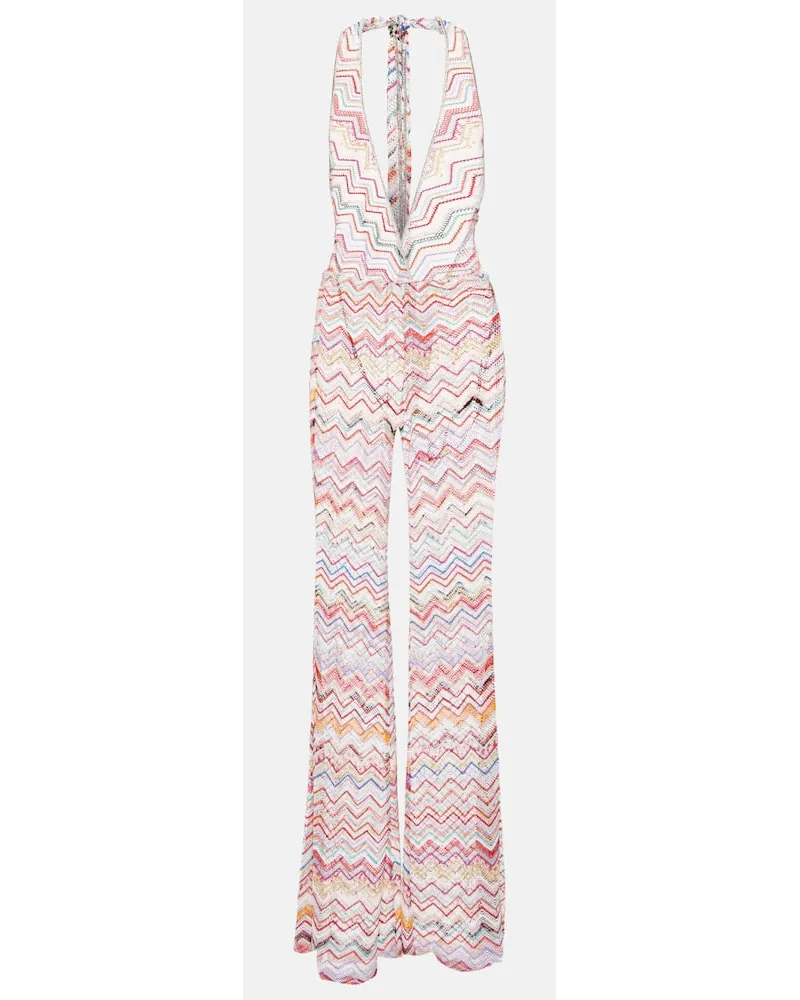 Missoni Jumpsuit aus Haekelstrick Multicolor