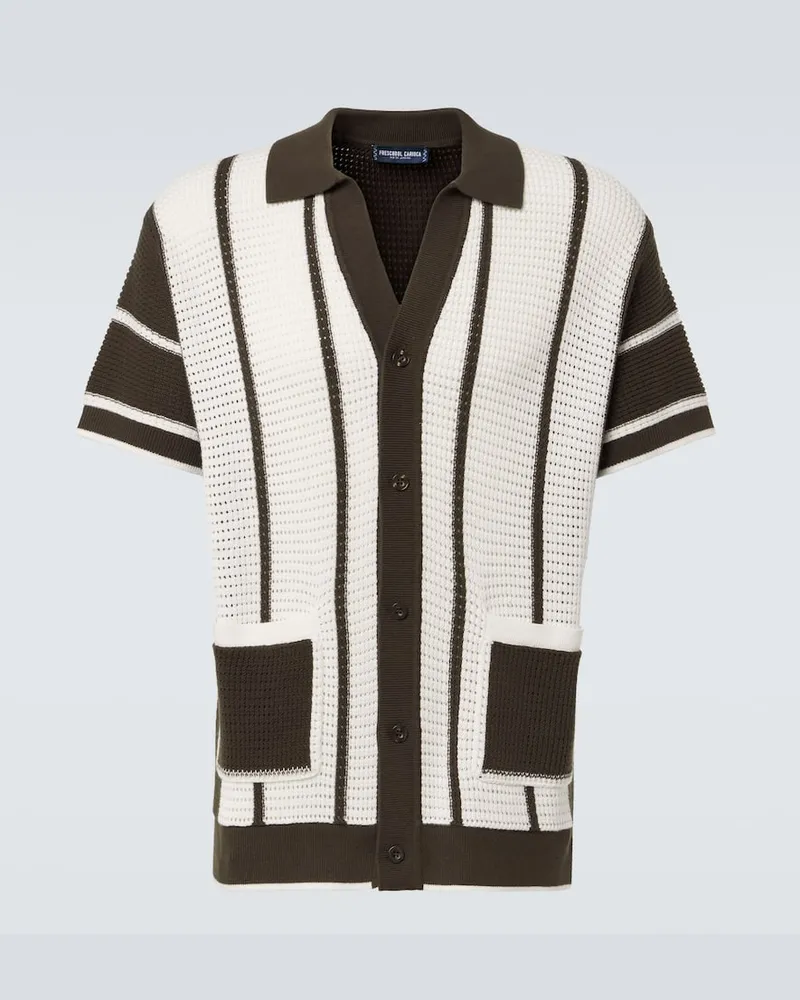 Frescobol Carioca Cardigan Fabricio aus Baumwolle Braun