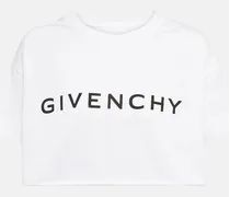 Givenchy Cropped-Top aus Baumwolle Weiss