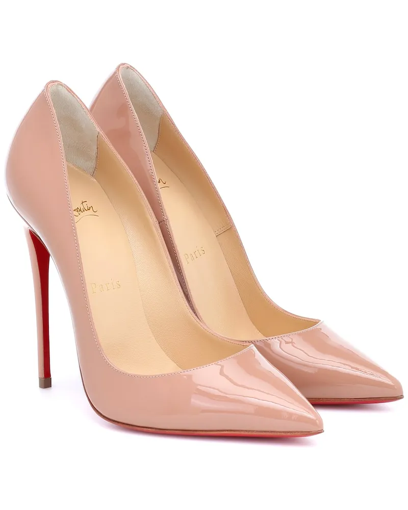 Christian Louboutin Pumps So Kate 120 aus Lackleder Rosa