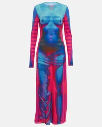 Y/PROJECT X Jean Paul Gaultier Maxikleid Body Morph Multicolor