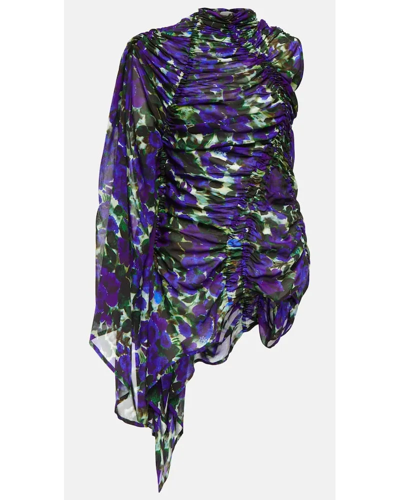 Dries van Noten Bedrucktes Top Lila