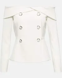 Max Mara Bridal Blazer aus Cady Weiss