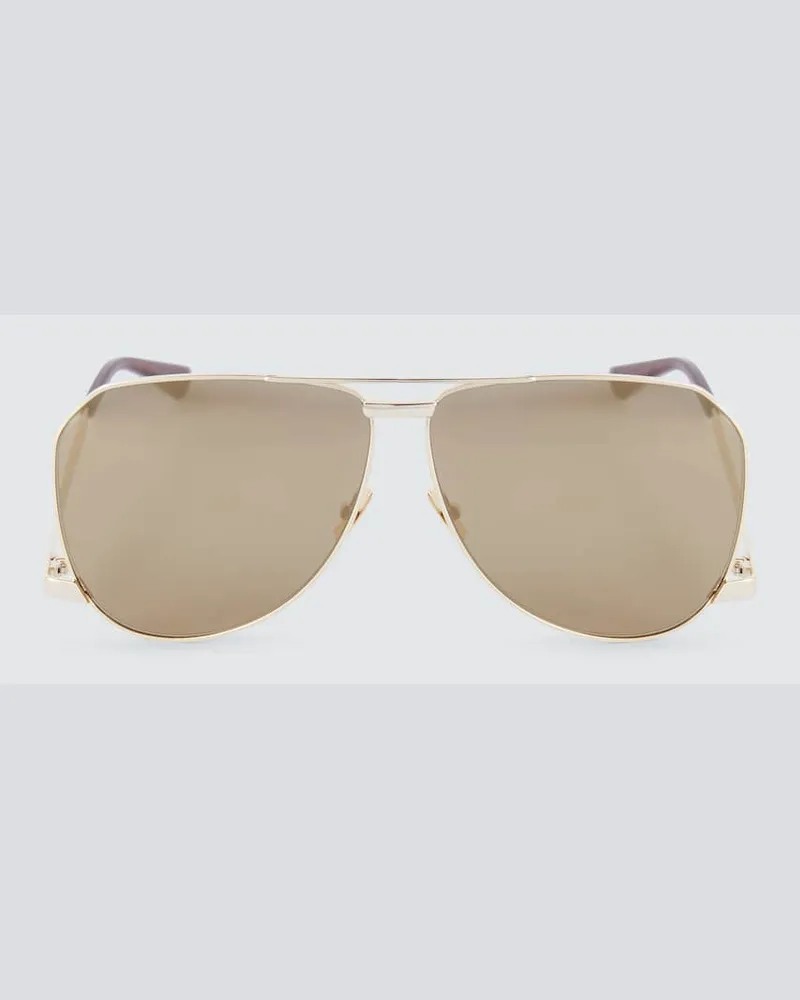 Saint Laurent Aviator-Sonnenbrille SL 690 Gold